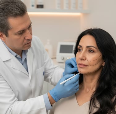 Lifting facial, hilos tensores, rejuvenecimiento facial, rellenos faciales