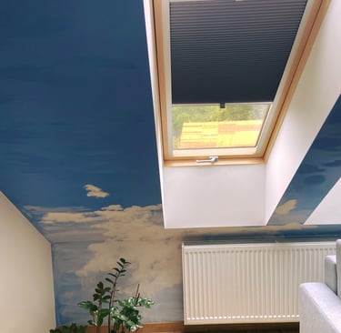 roleta plisowana zaciemniająca do okna dachowego 