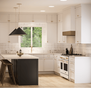 Modern kitchen design render