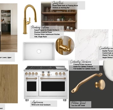 modern kitchen design mood board