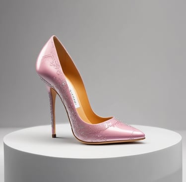 A neatly arranged collection of fashion accessories, including a beige handbag with a metallic clasp and tassel, a small plush teddy bear with a burgundy ribbon, and a pair of black-framed eyeglasses. The items rest on a textured background with floral patterns and typography. Several pieces of jewelry, such as rings, earrings, and a black bracelet, are placed on a magazine with a glossy page featuring more accessories.