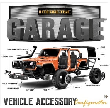 interactive garage free quote to upgrade your vehicle in Texas