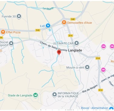 dipformation.fr - maps - langlade nimes avignon montpellier paris grenoble saint-etienne arles 