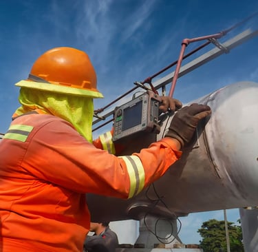 ultrasonido arreglo de fases y TOFD