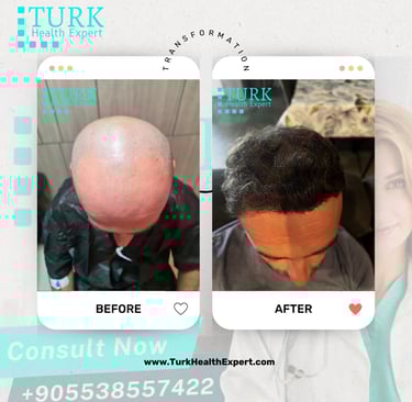 hair transplant before and after