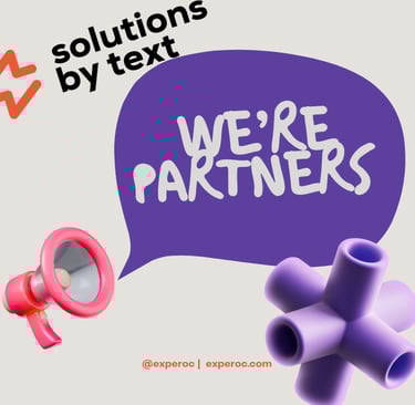 Experoc’s partnership with Solutions by text