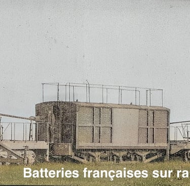 Batteries françaises sur rail