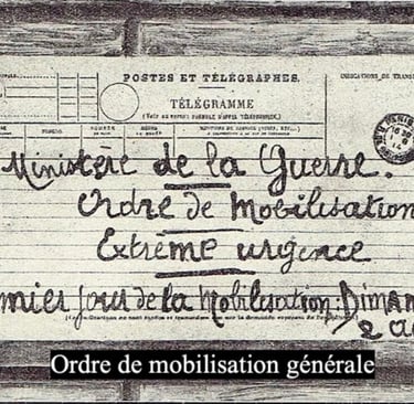 Mobilisation - Août 1914