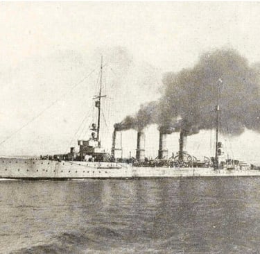 Croiseur allemand "Stralsund"