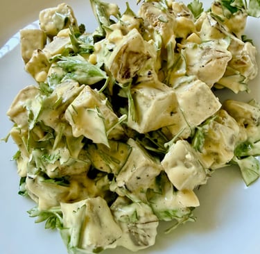 Artichoke Bottoms Salad