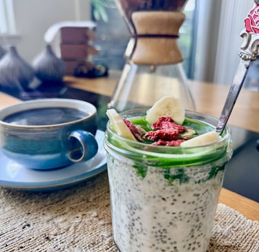 Matcha Oat & Chia Breakfast Jar