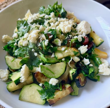 Zucchini & Parsley Gluten-Free Pasta Primavera