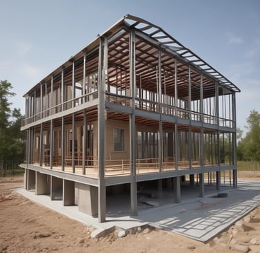 orange crane under blue sky during daytime