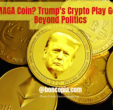 a pile of gold coins with a man in a suit and tie