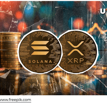 a stack of coins with the words,'xo, and xo,