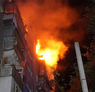 Russia’s Massive Overnight Assault on Ukraine: Over 300 Drones and Missiles Strike Odesa