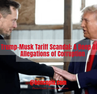 The Trump-Musk Tariff Scandal: A Deep Dive into Allegations of Corruption