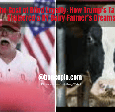 The Cost of Blind Loyalty: How Trump’s Tariffs Shattered a NY Dairy Farmer’s Dreams