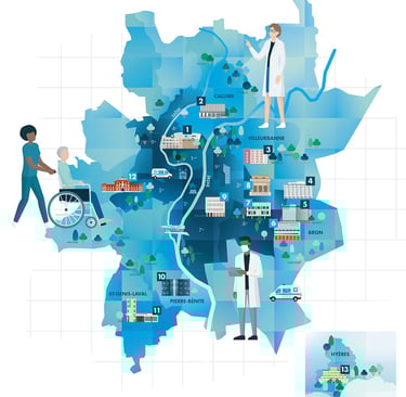 hôpitaux HCL de Lyon