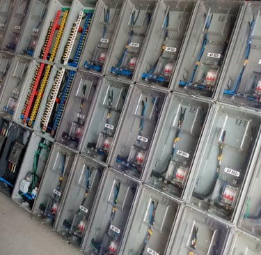 painel rge, painel ceee equatorial, painel de luz