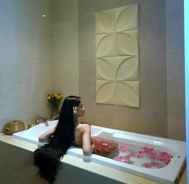 a woman in martha tilaar spa depok