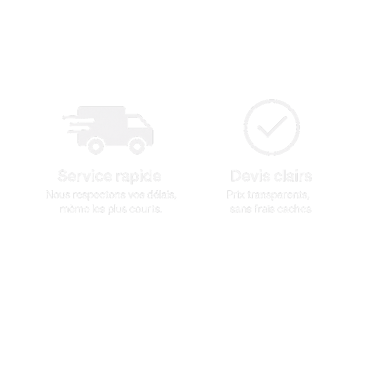 service rapide devis claire nous respectons vos deélais meme les plus courte