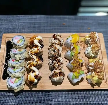 plato-de-sushi-hotel castilla fuenlabrada