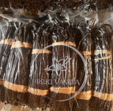 Pliable Grade A vanilla beans