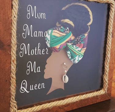 shadow box DIY gift idea for mom
