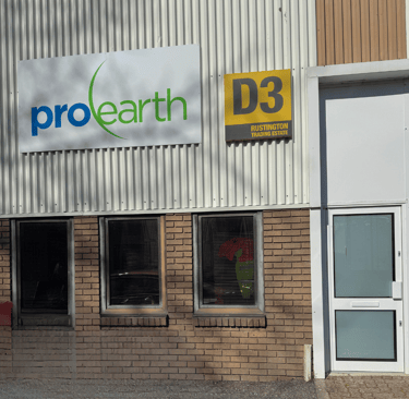 Pro Earth premises in Littlehampton Sussex. Home of UK manufacturing & distribution