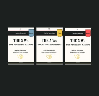 Writing a book introduction with free download