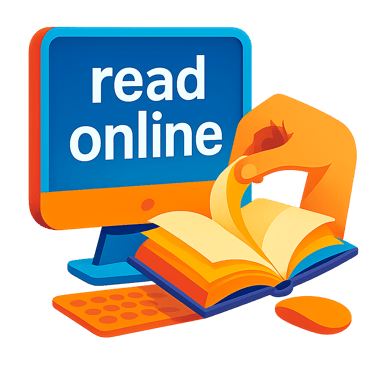 a computer screen with a book and a book