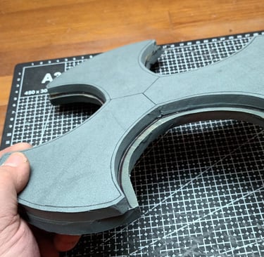 gluing EVA foam