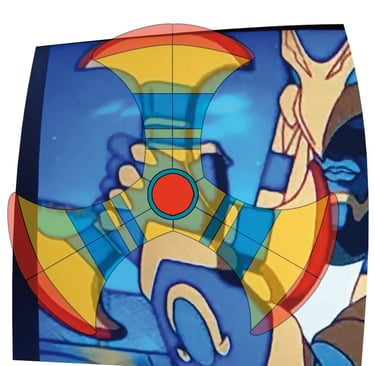 creating a cosplay prop template with Photoshop