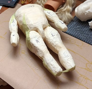 check the movability of the doll body