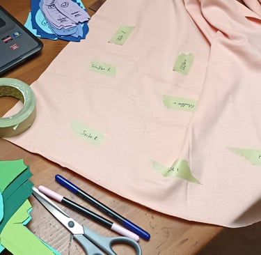 sewing pattern for a doll body