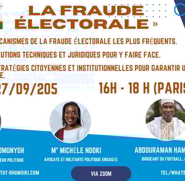 Élections 2025 au Cameroun : Comprendre, prévenir et combattre la fraude électorale