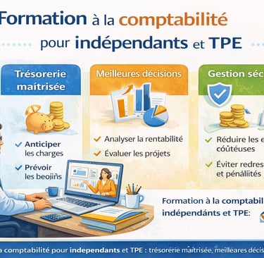 Formation comptabilité pour indépendants et TPE : améliorer la gestion et sécuriser son entreprise