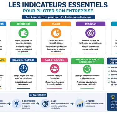 Chef d’entreprise analysant les indicateurs financiers et la performance de son activité sur un tabl