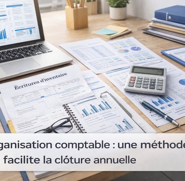Organisation comptable facilitant la clôture annuelle