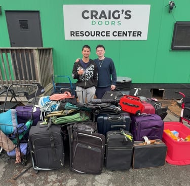 Professional junk removal crew picking up household appliances