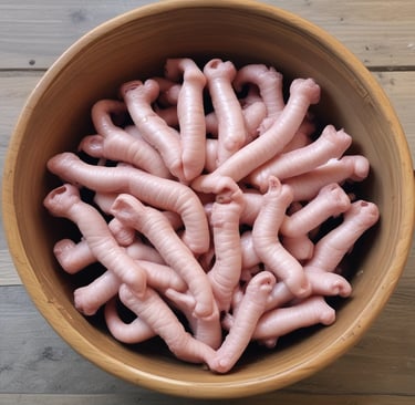 Dog enjoys a colorful meal from its interactive dish.