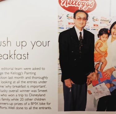 kellogg's art competition dubai winner smeet k. gusani