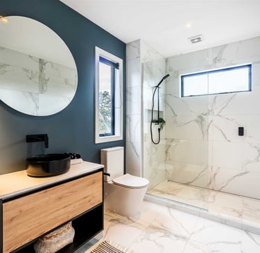Interior painting, paint bathroom