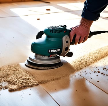 Sanding Sealing Hardwood Flooring Refurbishment