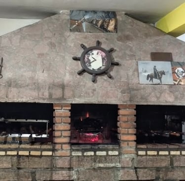 Churrasco na brasa da Churrascaria Sulina em Sant’Ana do Livramento