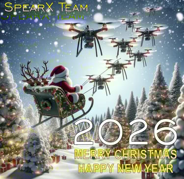 Happy, New, year, 2026, SpearX, UAV, UAS, AI, Flight 