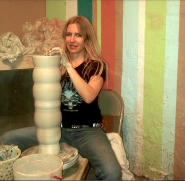 ceramics pottery by eve hennessa at potters wheel