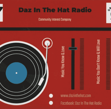 daz in the hat flyer mailer front