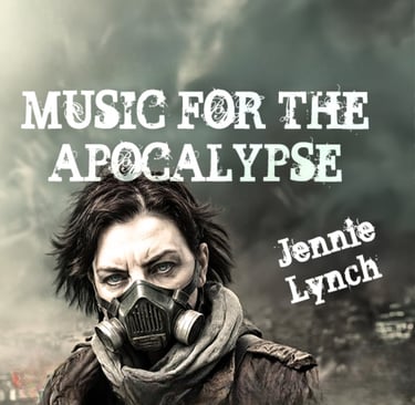 jennie lynch in a gas mask and a gas mask music for the apocalypse 